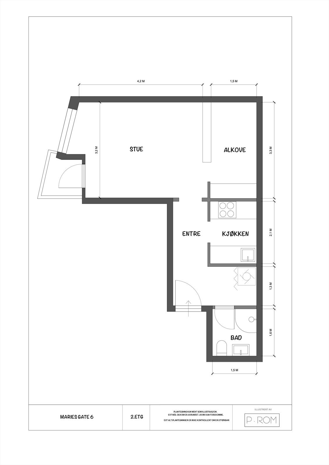 Plantegning. Galleribilde