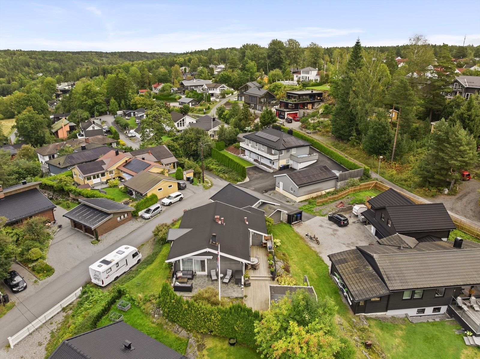 Dronefoto Galleribilde