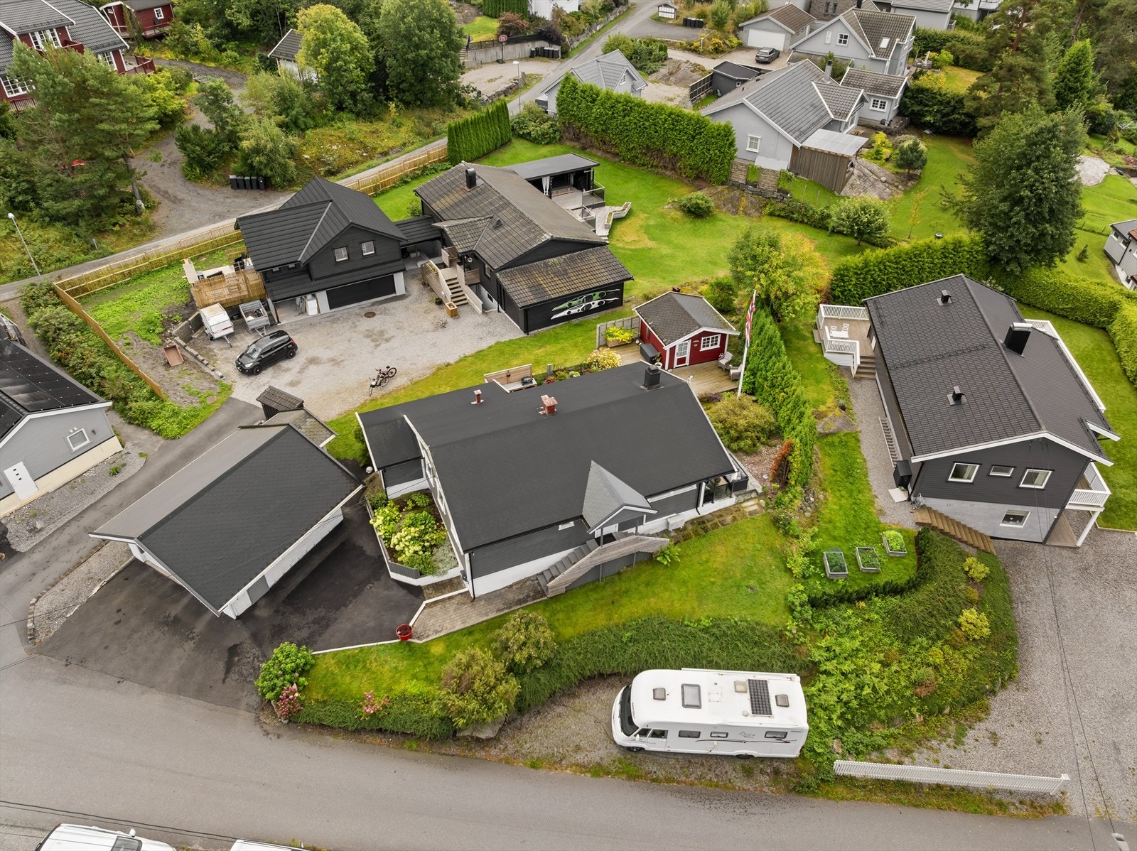 Dronefoto Galleribilde