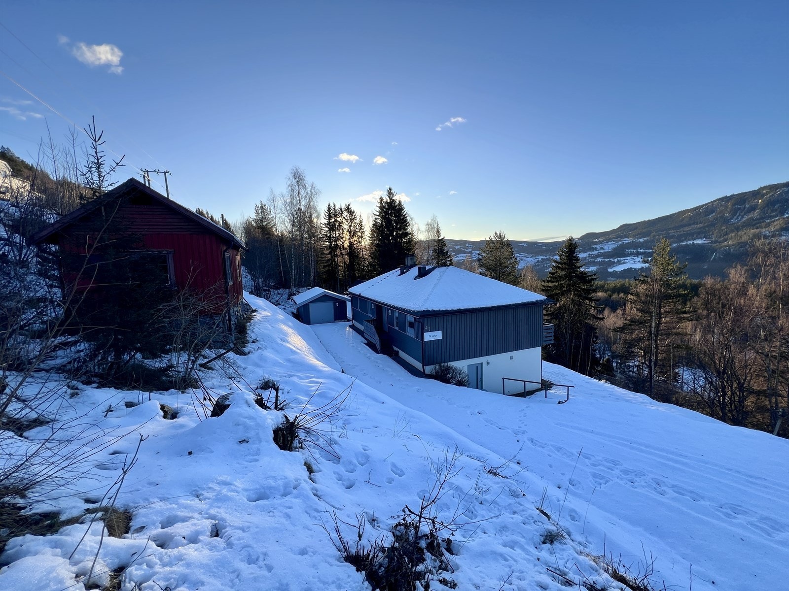 Vinterbilde tatt av eiendomsmegler 30.12.2025 Galleribilde