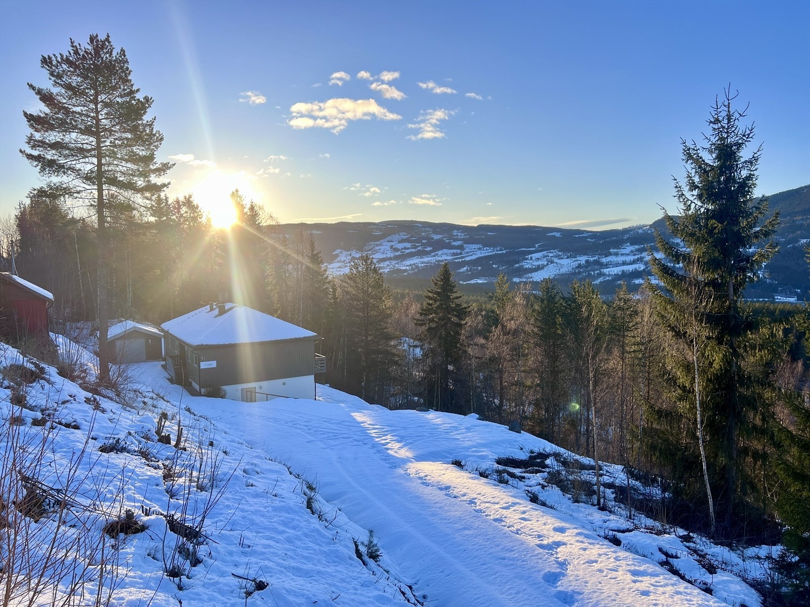 Vinterbilde tatt av eiendomsmegler 30.12.2025 Galleribilde