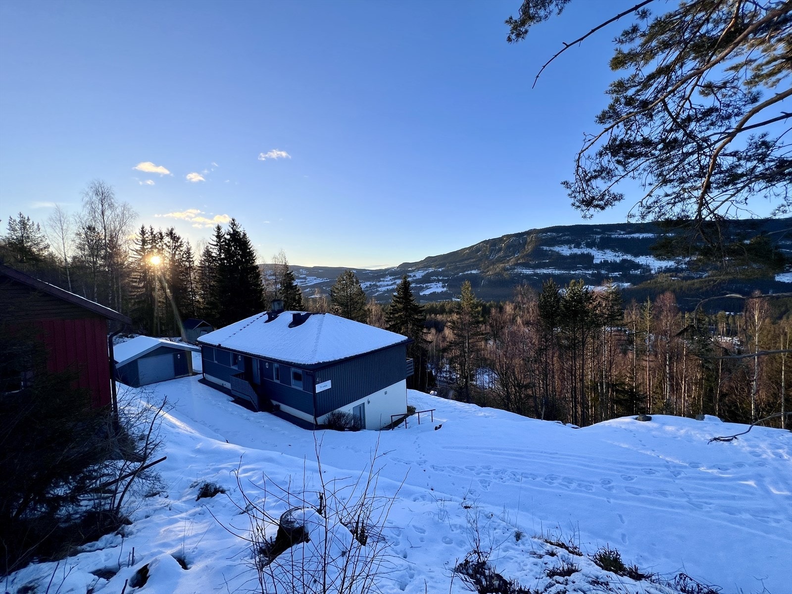 Vinterbilde tatt av eiendomsmegler 30.12.2025 Galleribilde