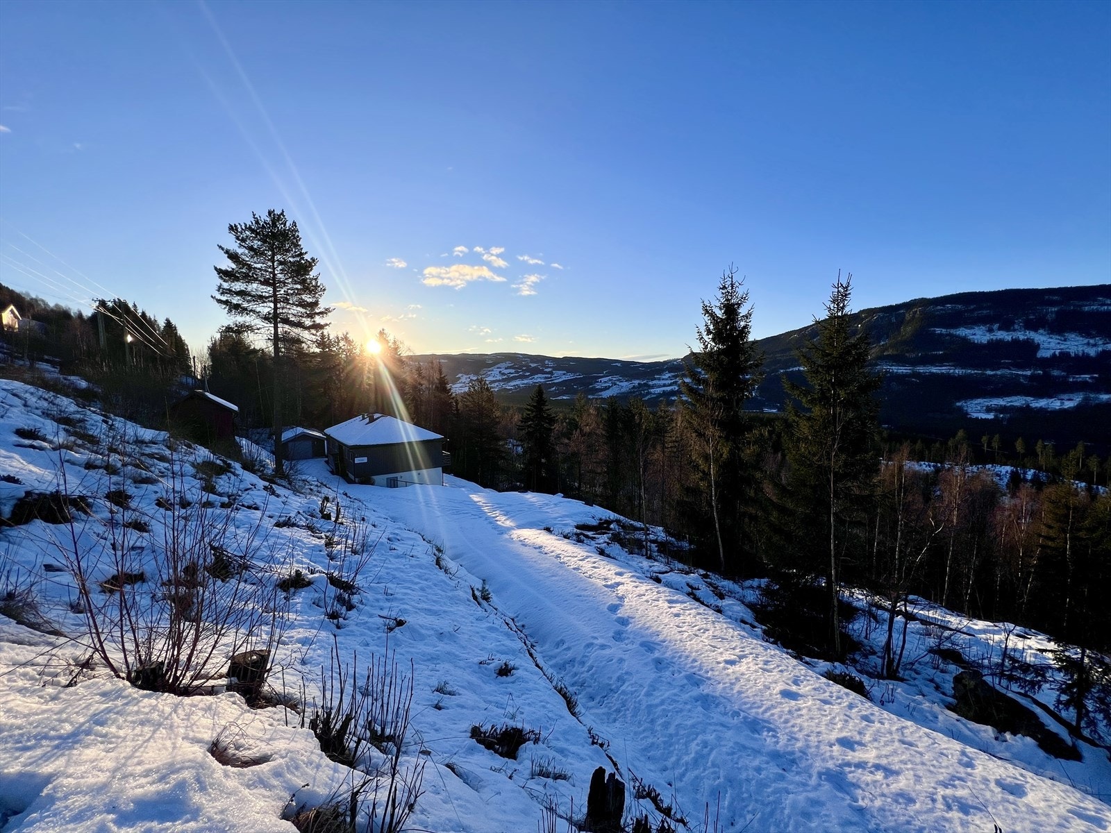 Vinterbilde tatt av eiendomsmegler 30.12.2025 Galleribilde