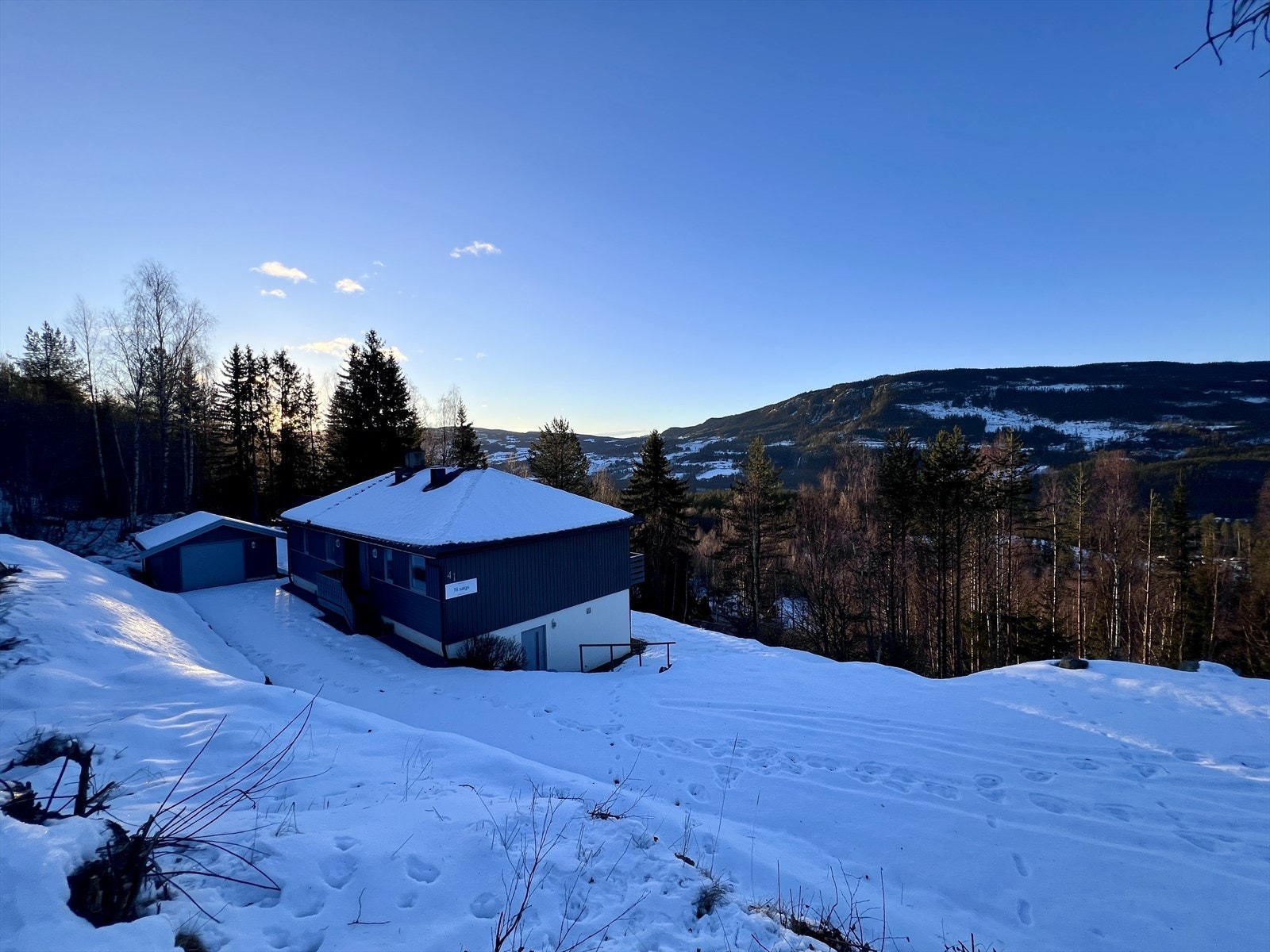 Vinterbilde tatt av eiendomsmegler 30.12.2025 Galleribilde