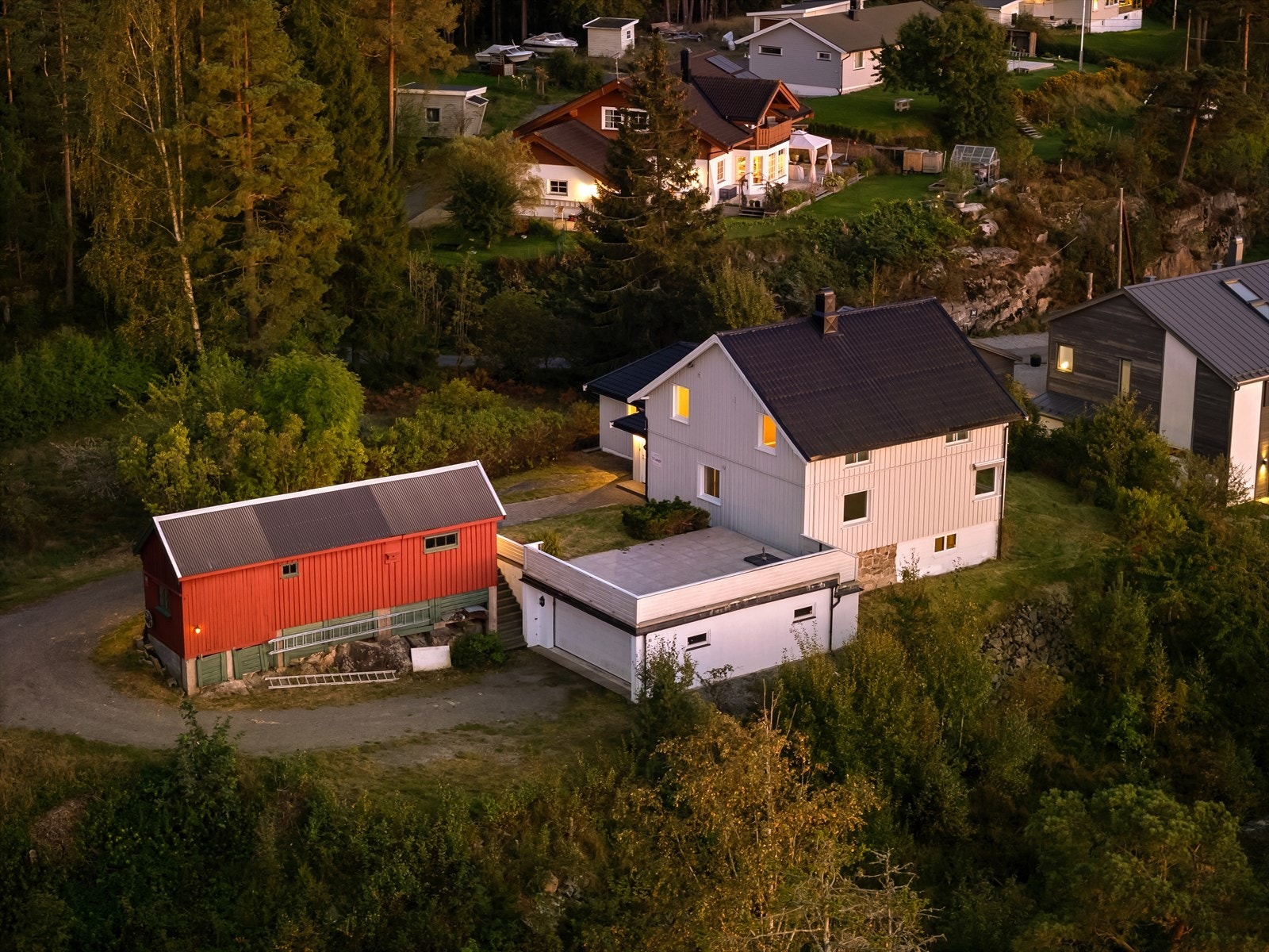 Dronefoto Galleribilde
