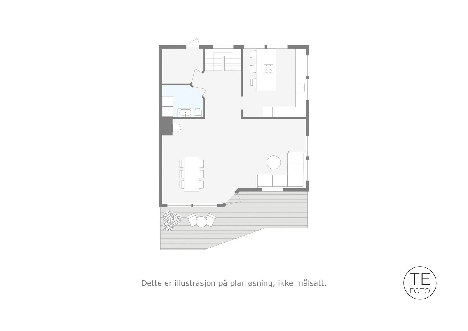 Plantegning 1. etasje. Galleribilde