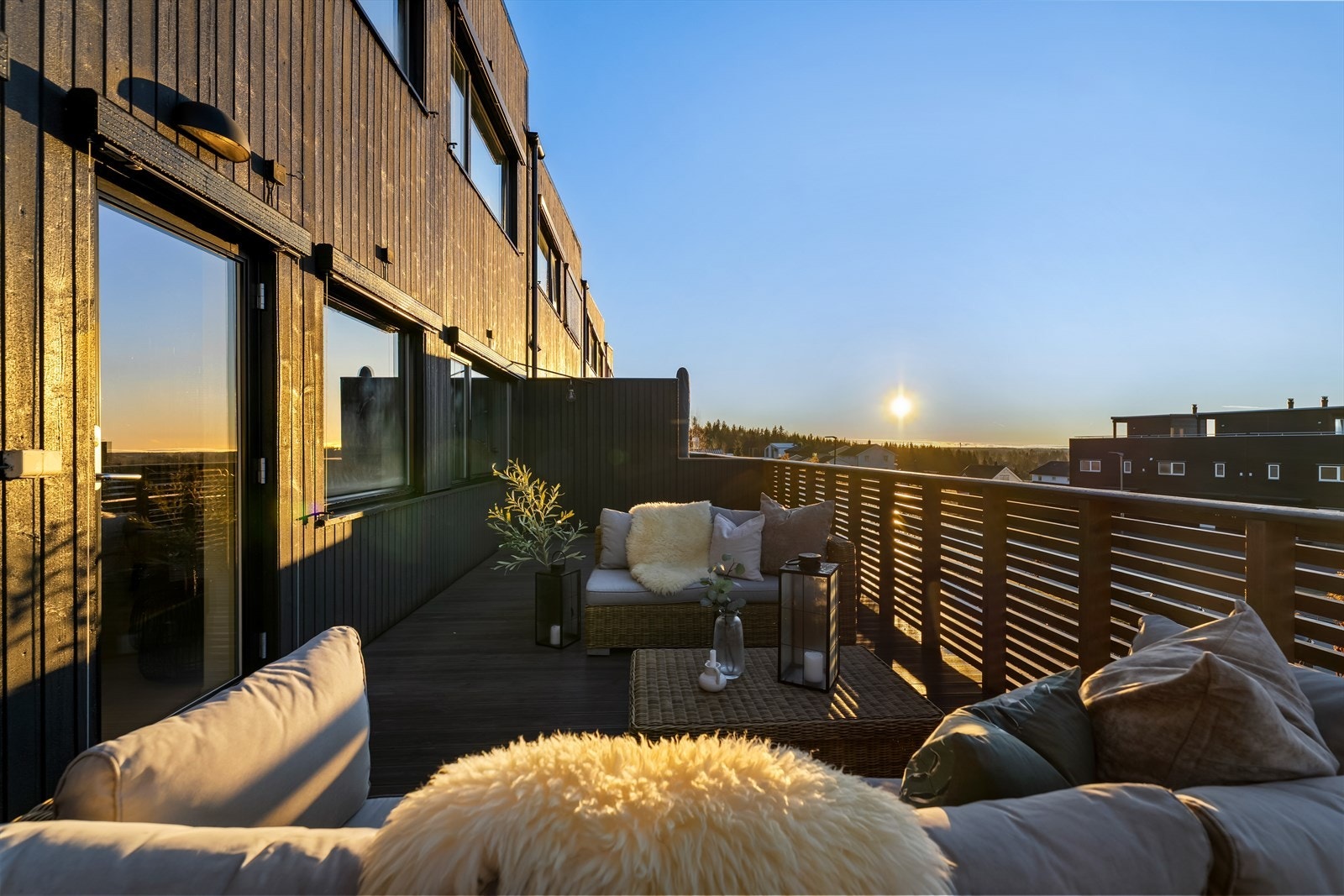 Her kan du nyte svært gode solforhold. Galleribilde