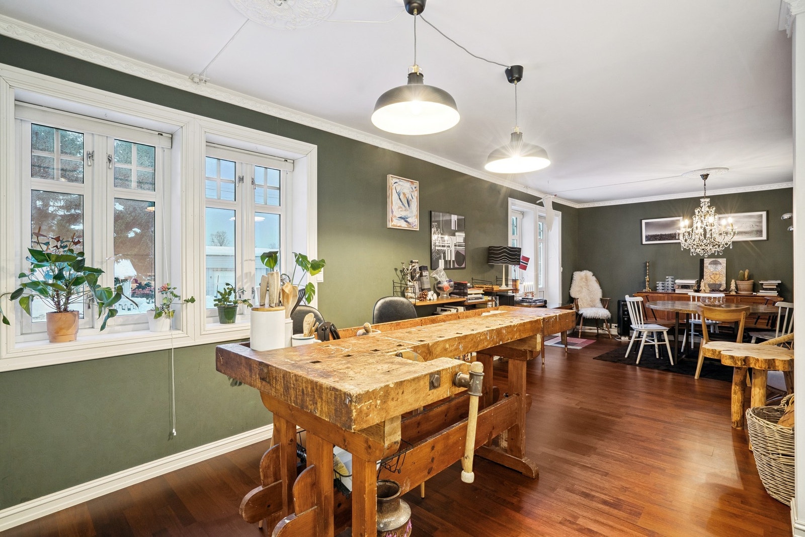 Stue og kjøkken Galleribilde