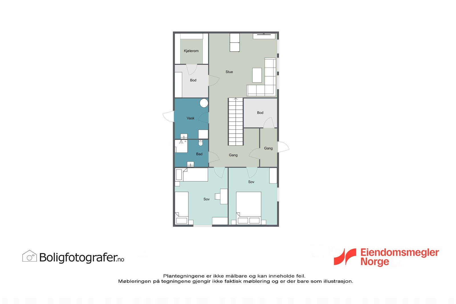 Plantegning underetasje. Galleribilde