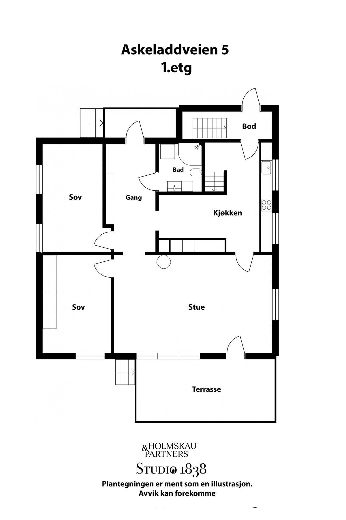 Plantegning Galleribilde