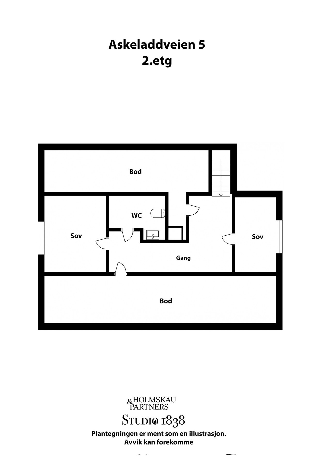 Plantegning Galleribilde