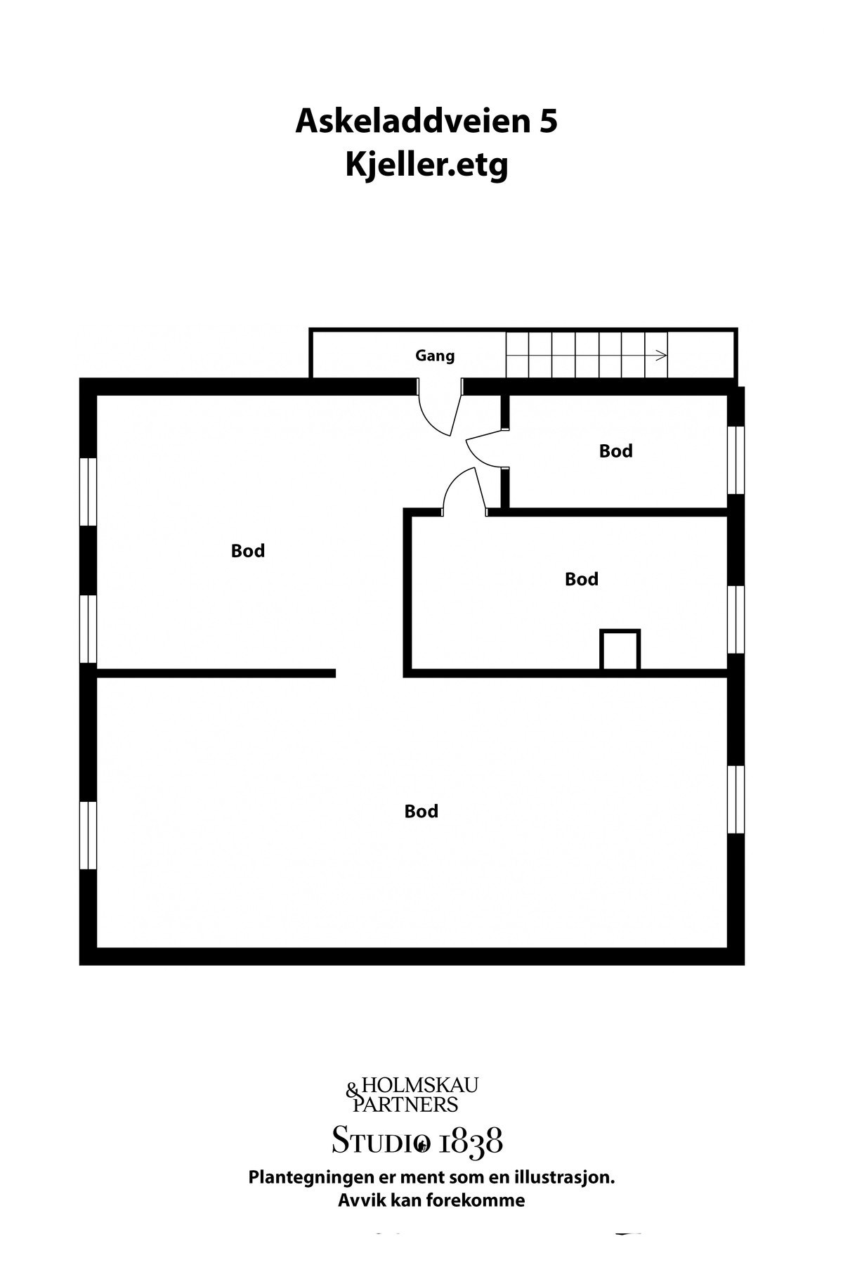 Plantegning Galleribilde