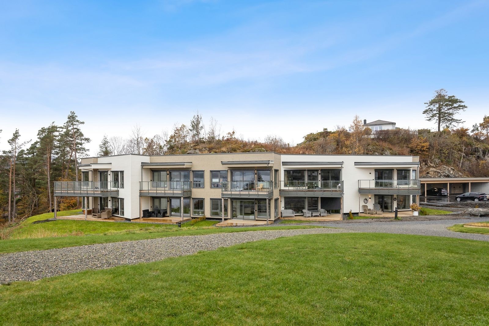 Prosjektet er bygget av Obos Block Watne og ferdigstilt i 2025. Galleribilde