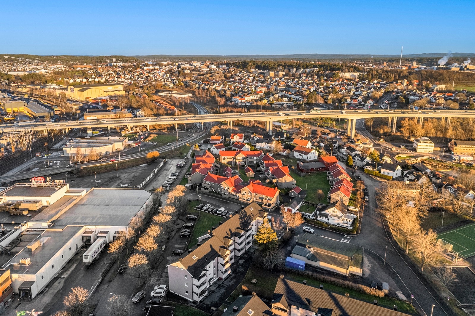 Dronefoto Galleribilde