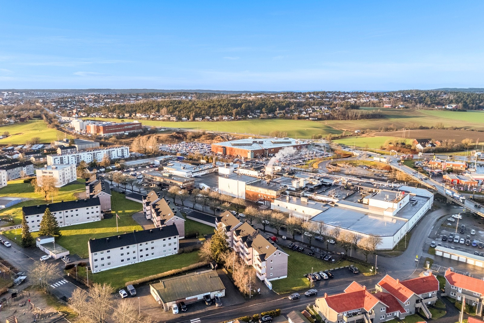 Dronefoto Galleribilde