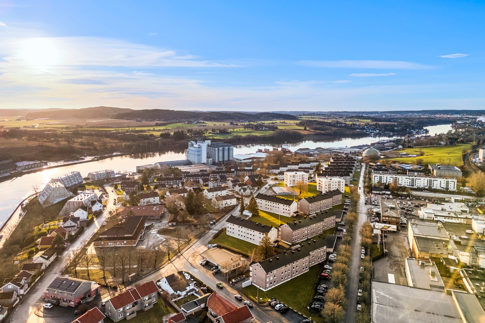 Dronefoto Galleribilde