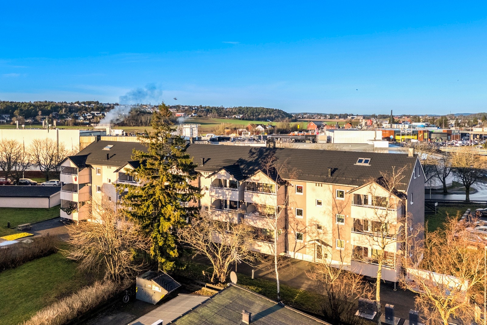 Dronefoto Galleribilde