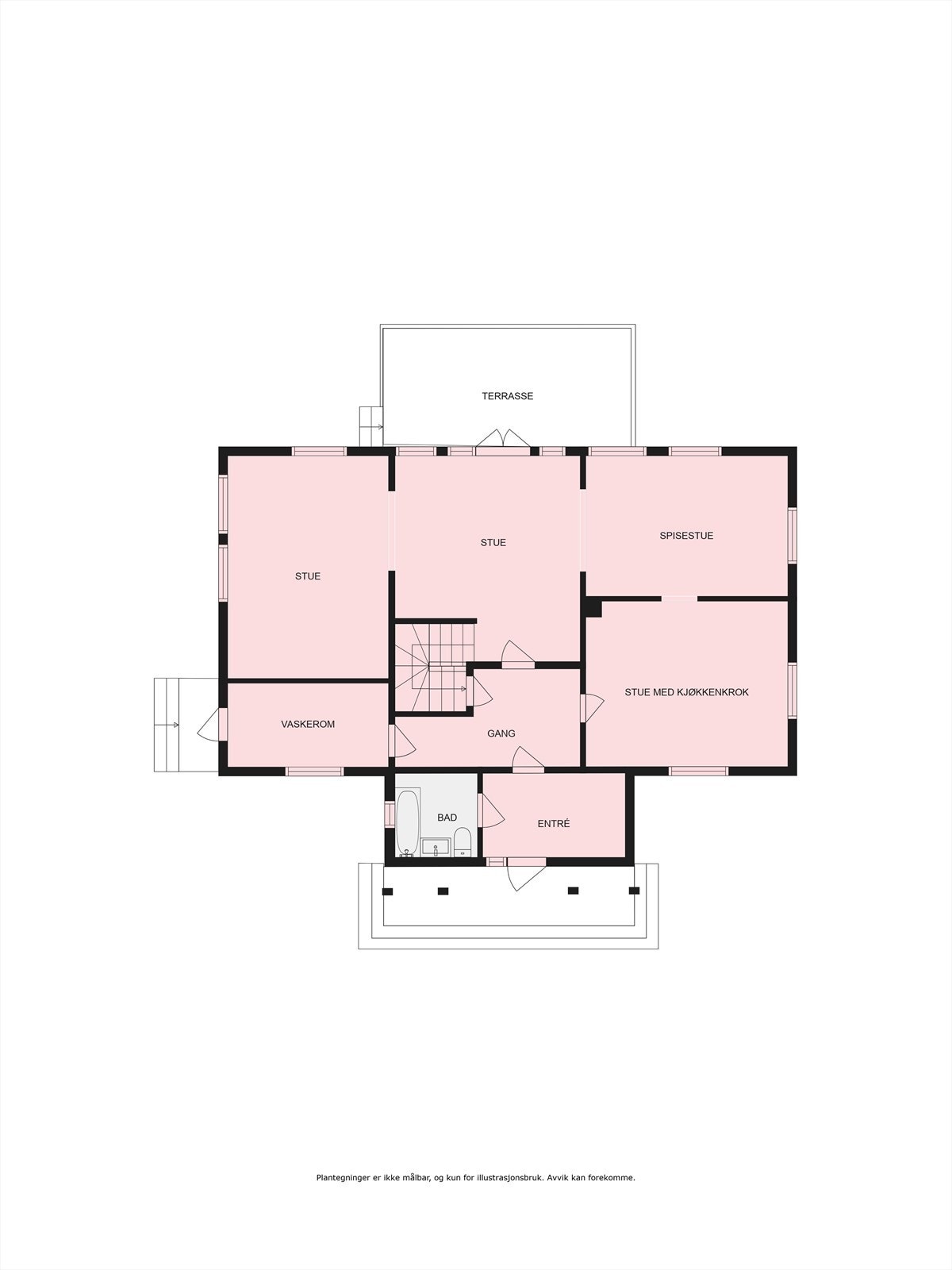 Plantegning Galleribilde