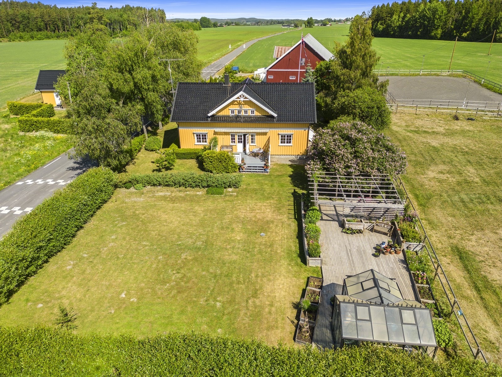 Dronefoto Galleribilde