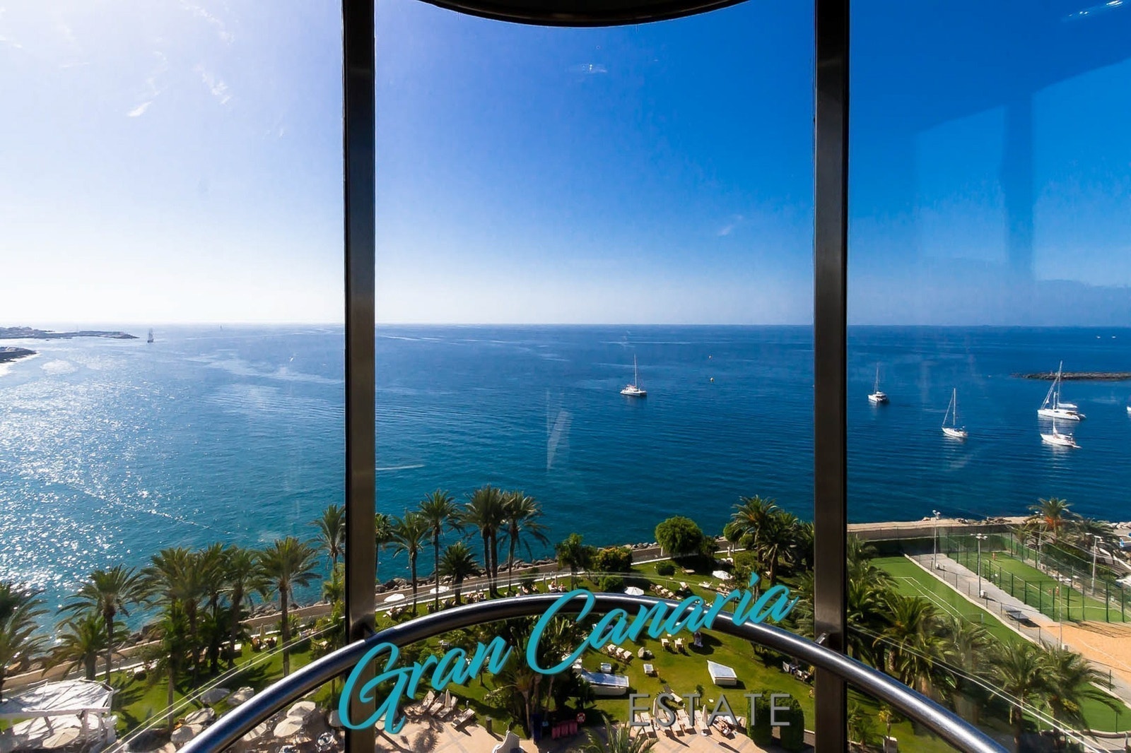 Heis med panoramautsikt Galleribilde