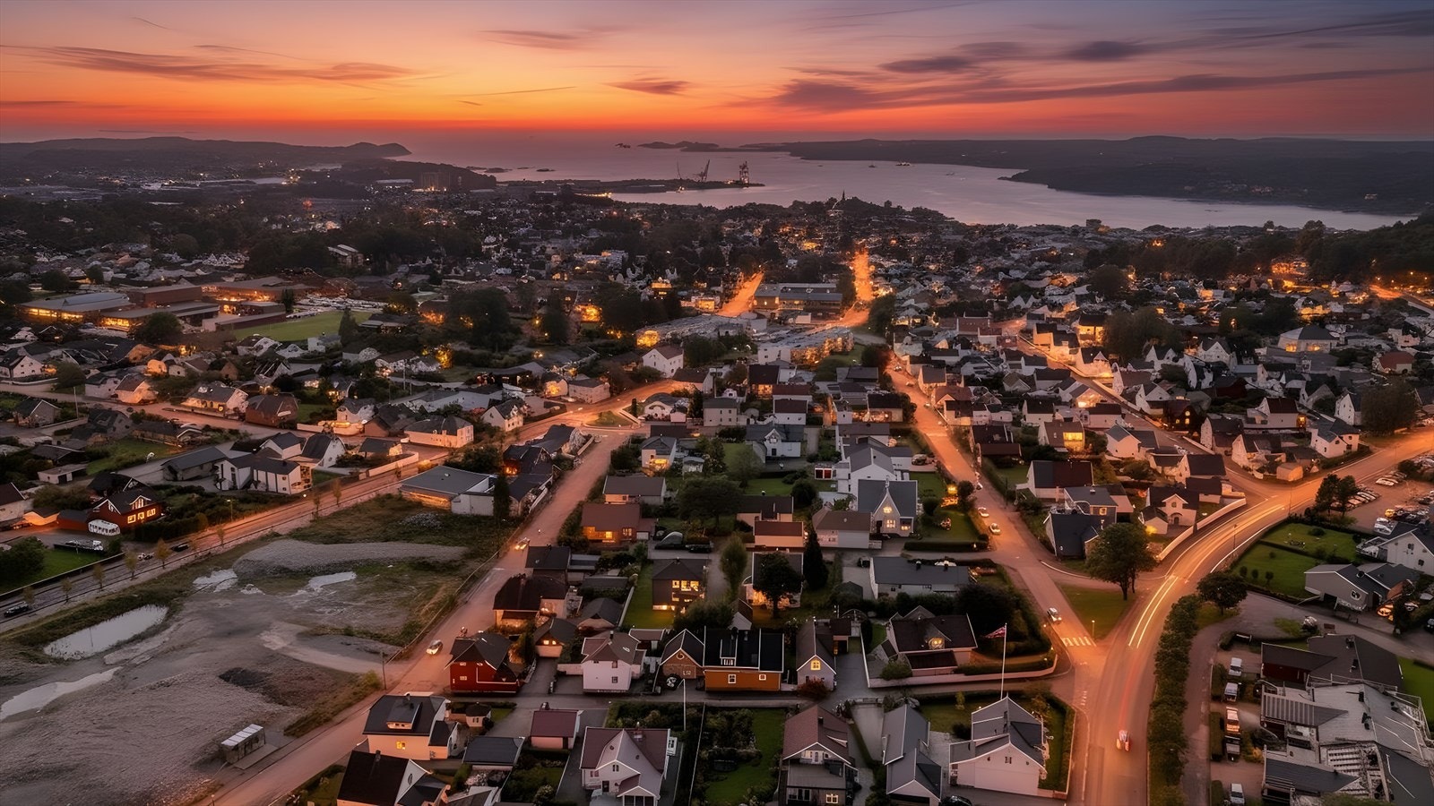 Nanset i kveldsstemning Galleribilde