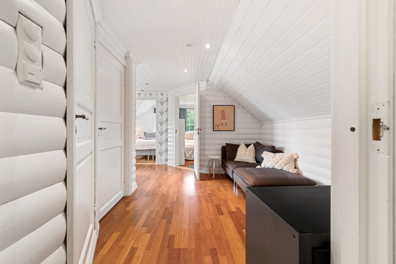 Loftstue. Galleribilde