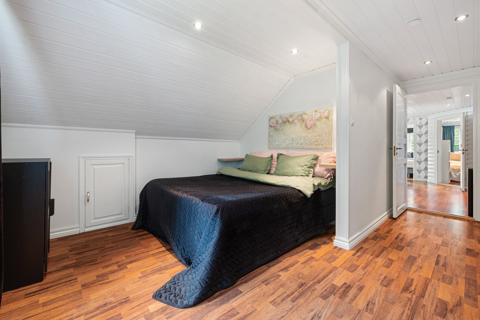 Hovedsoverommet har en praktisk utforming. Galleribilde