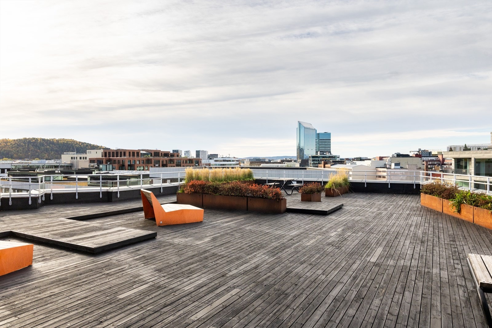 Felles takterrasse. Galleribilde