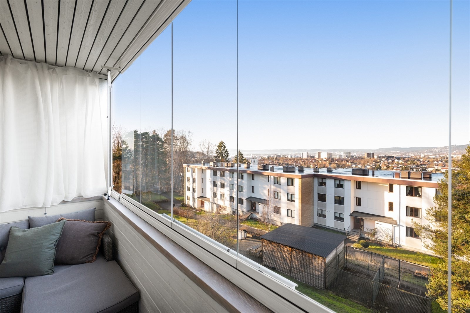 Her kan du nyte vidstrakt utsikt utover Oslo. Galleribilde