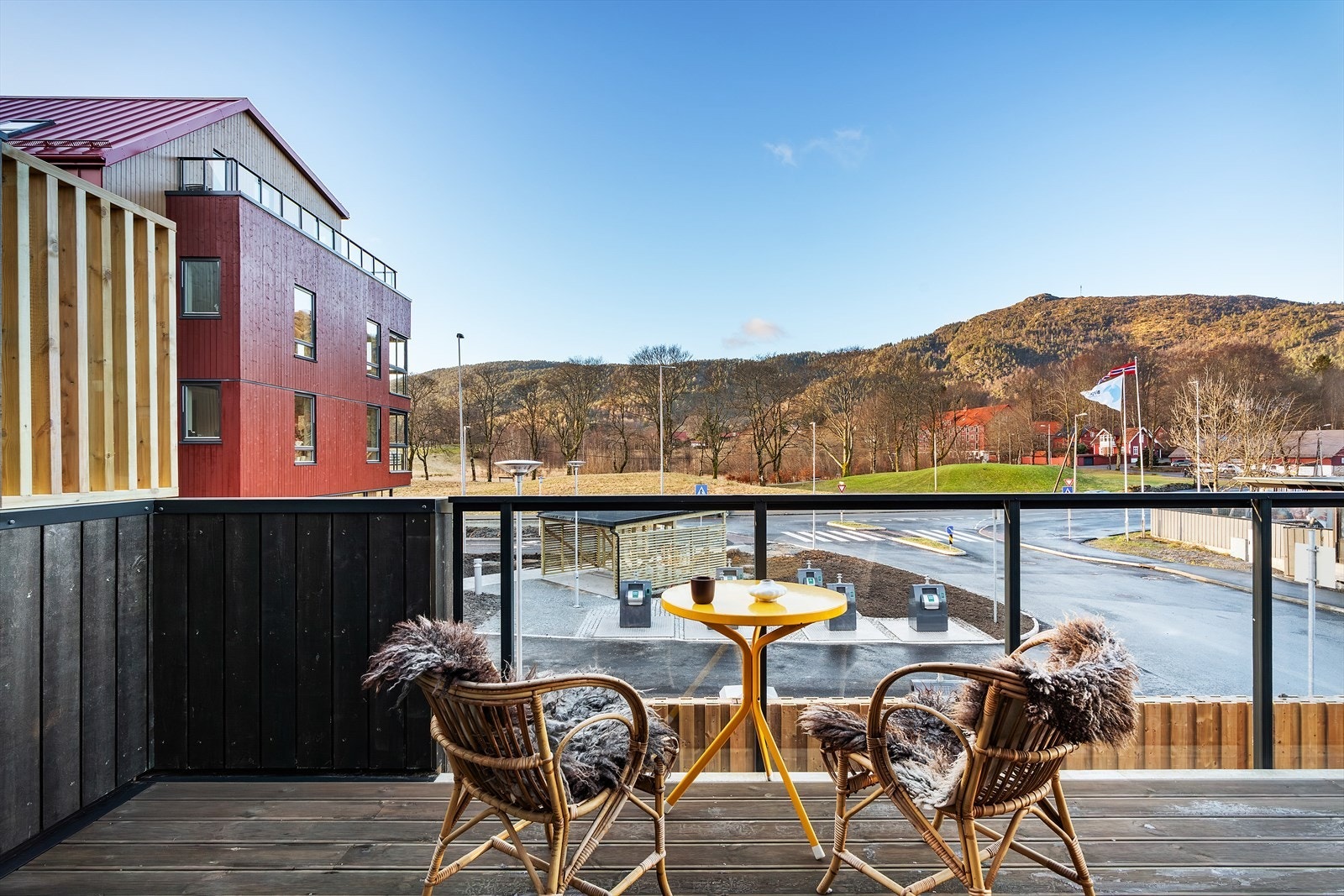 Ikke akkurat standard fra gjesterommet! Galleribilde