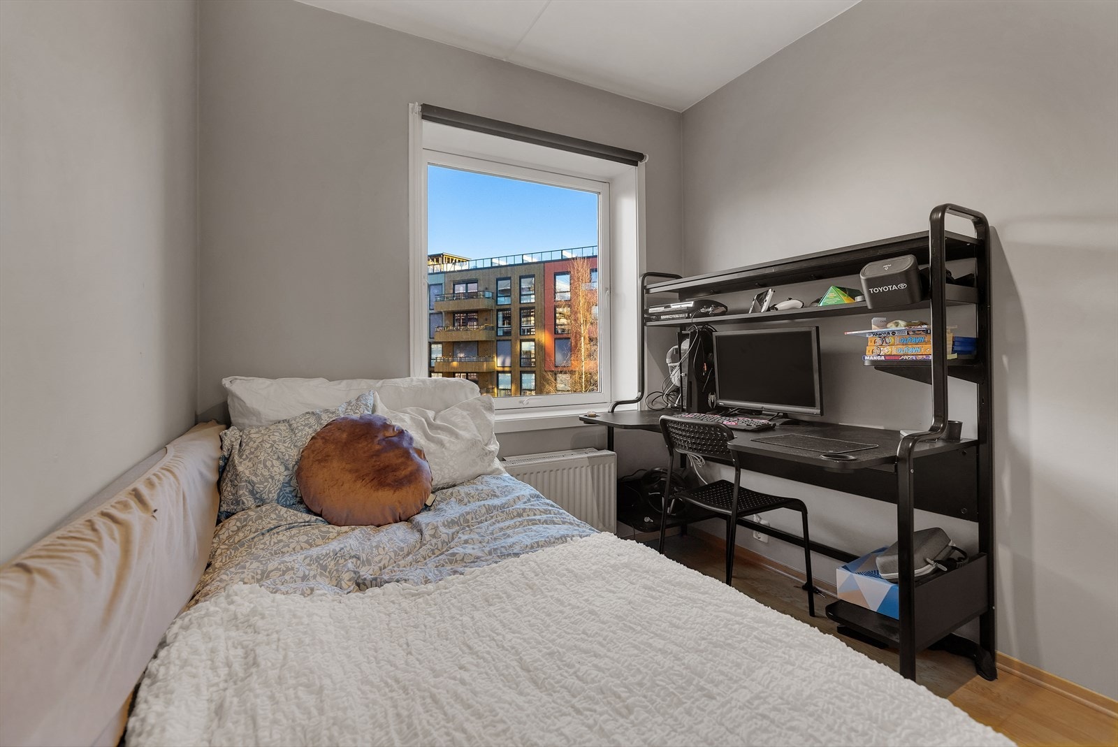 Leiligheten har totalt tre soverom. Galleribilde