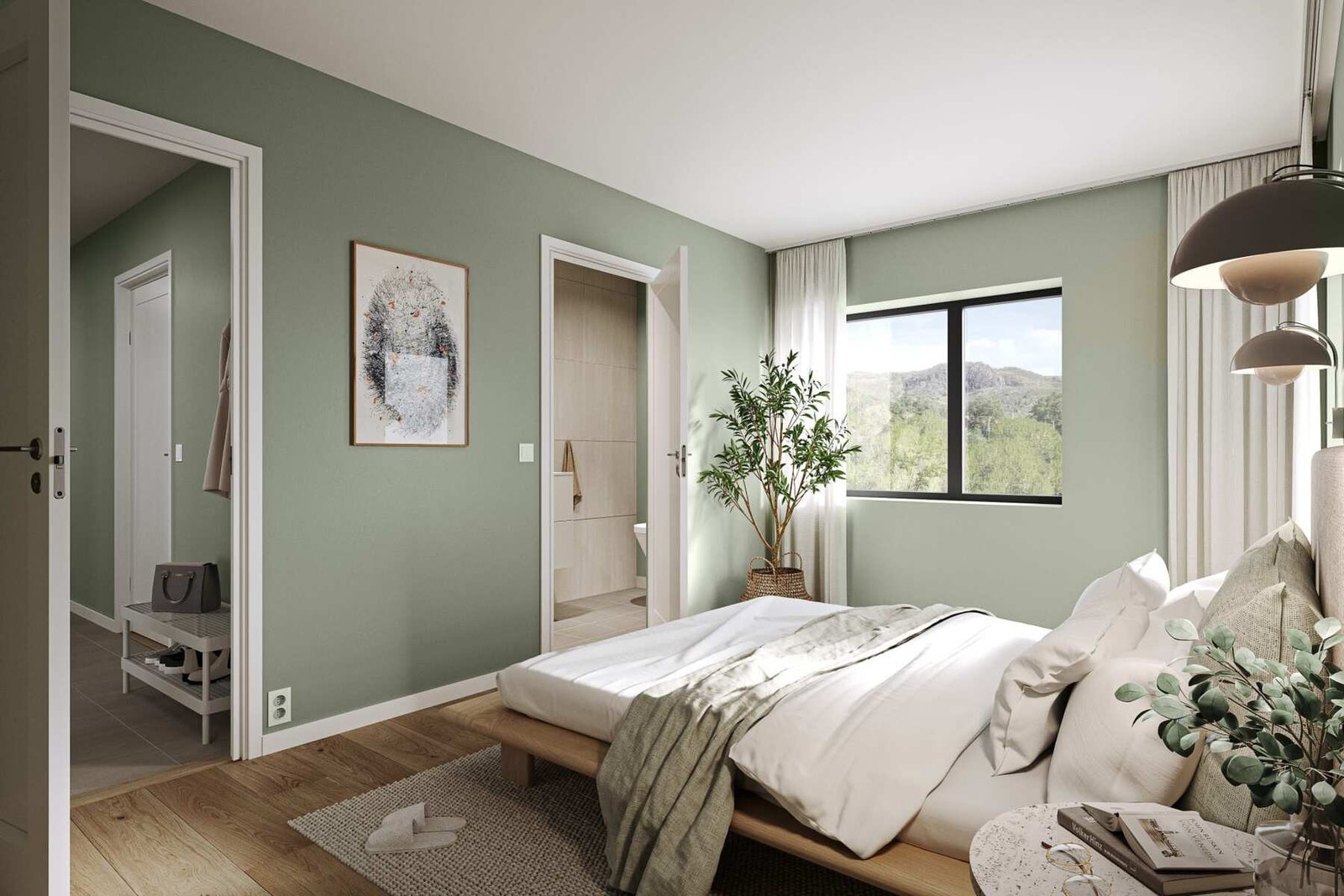 Soverom. Illustrasjonsbiilde kan være fra andre leiligheter avvik kan forekomme. Galleribilde