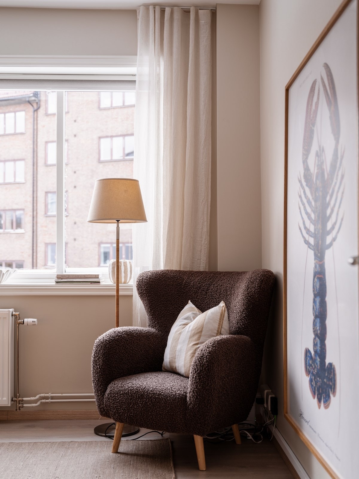 Lave felleskostnader med varmtvann, oppvarming, internett og tv inkludert. Galleribilde