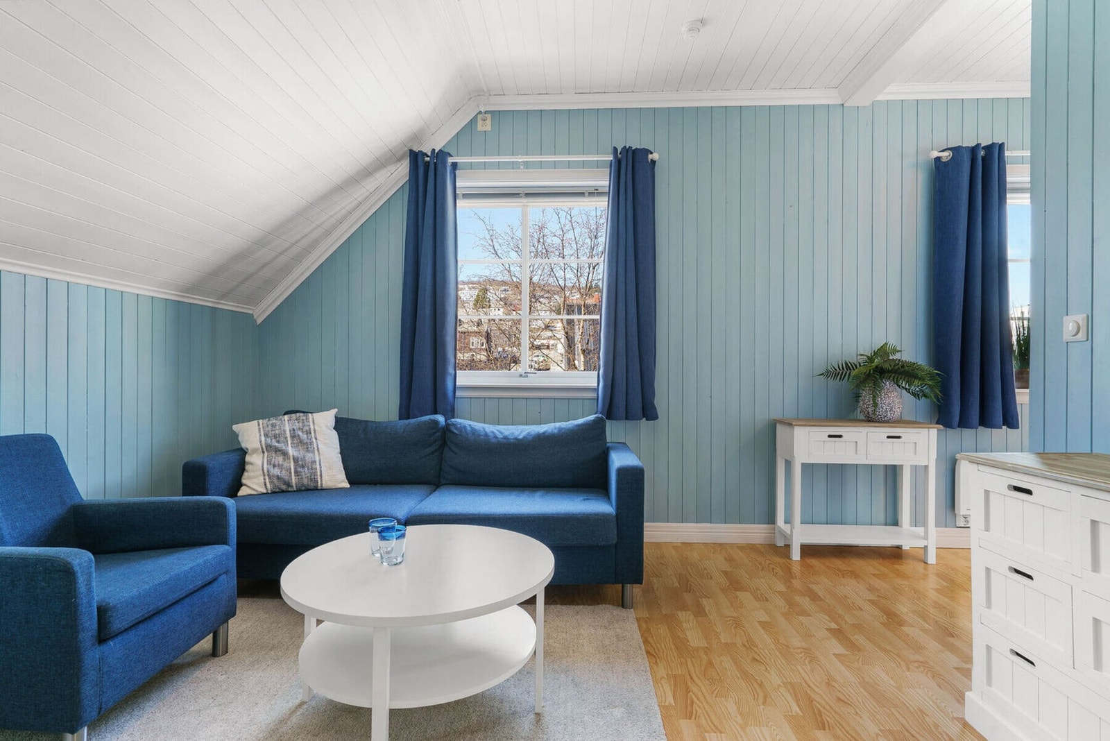 -Her kan du skape et sosialt samlingspunkt - enkelt å møblere etter eget ønske. Galleribilde