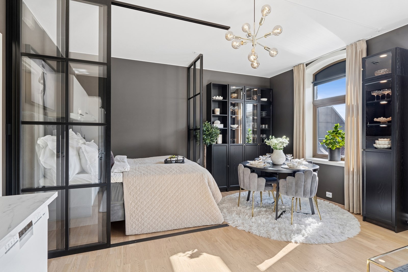 Det er også plass til spisegruppe. Galleribilde