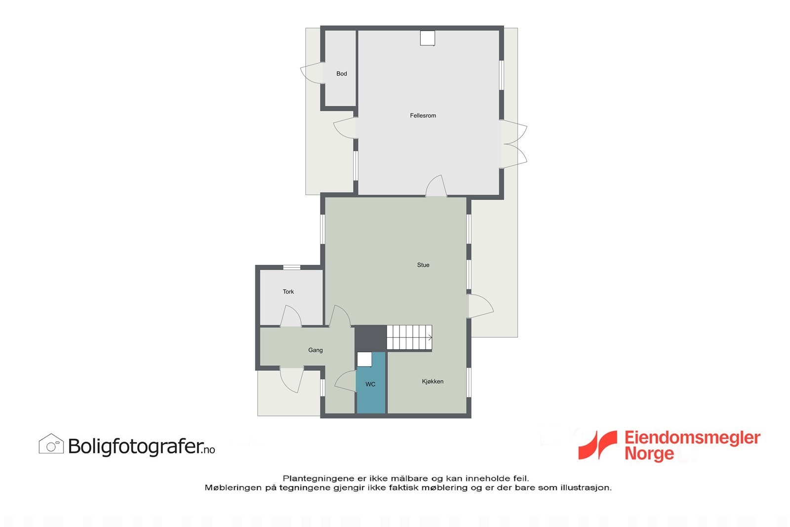 Plantegninger 1.etasje Galleribilde