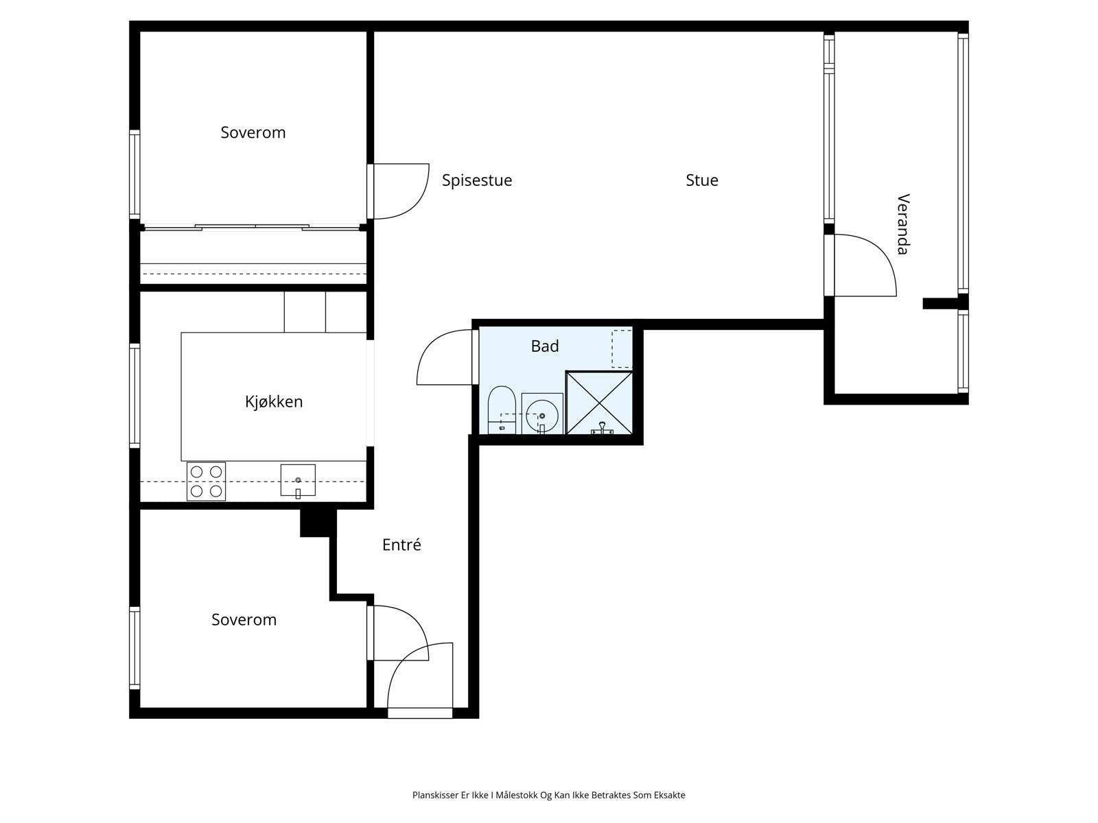 Plantegning Galleribilde