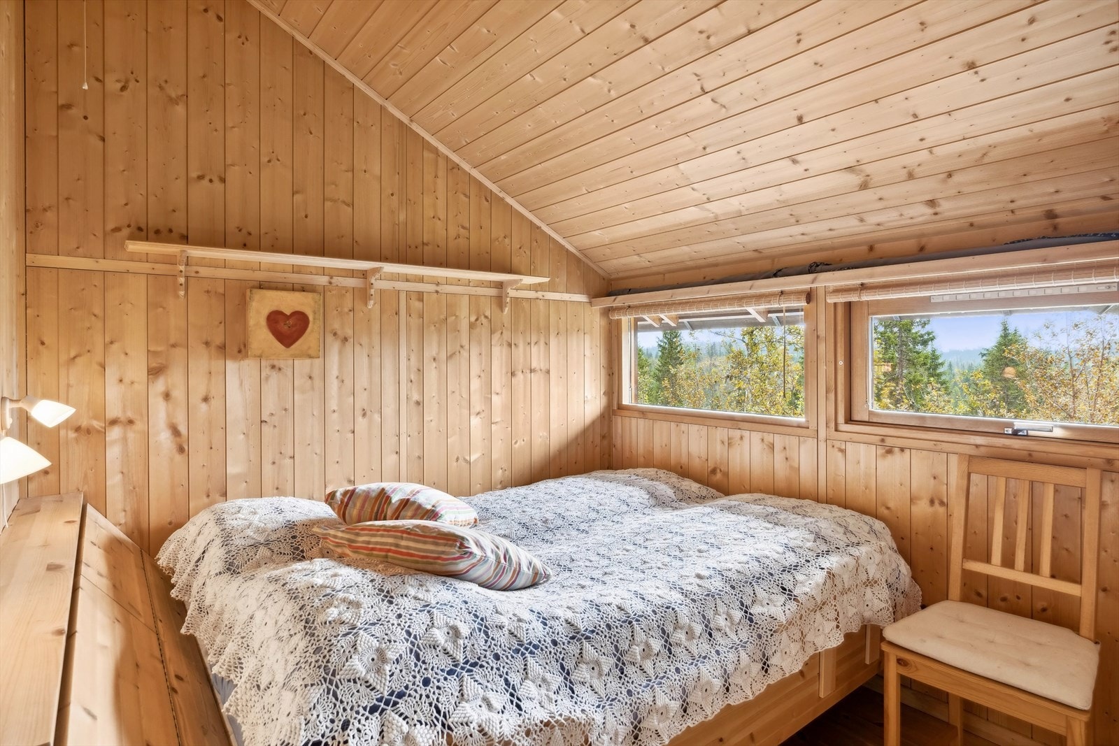 Hytten har til sammen 3 romslige soverom. Galleribilde
