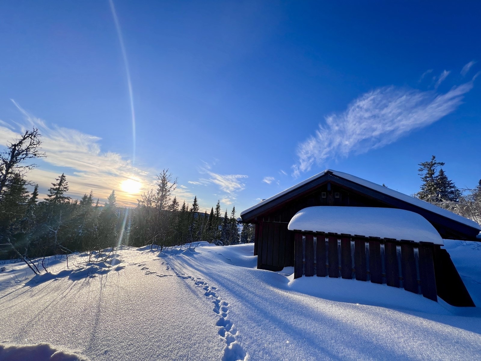 Vinterbilde tatt av eiendomsmegler Januar 2025 Galleribilde