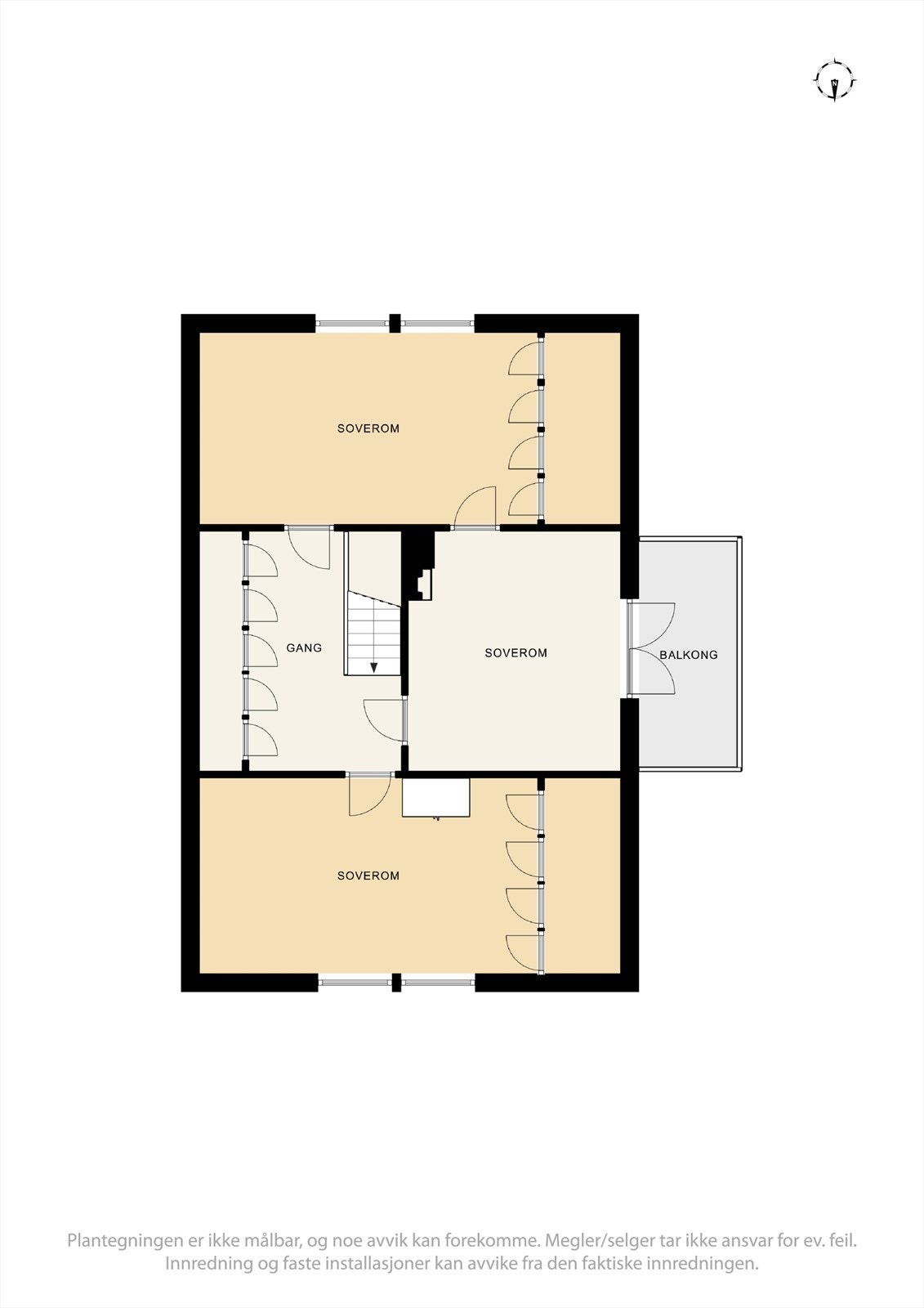 Plantegning 2. etasje. Galleribilde