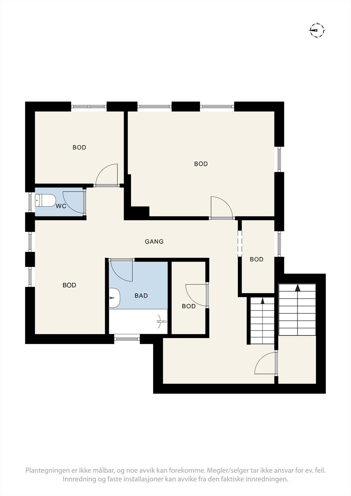 - Plantegning kjeller. Galleribilde