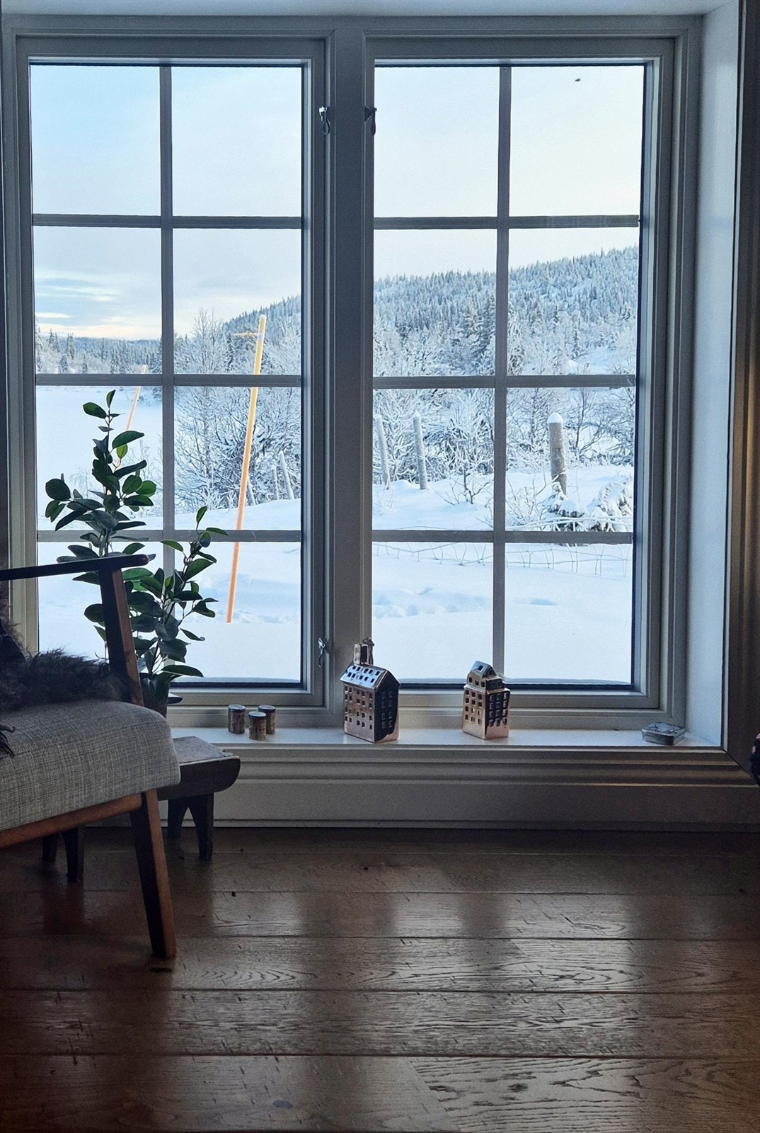 Vinterbilde tatt av selger de siste vintrene Galleribilde