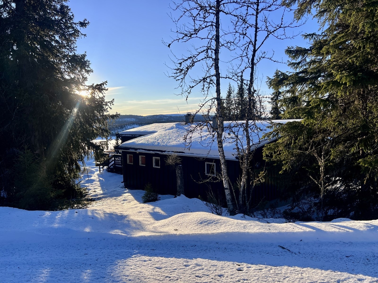 Vinterbilde tatt av eiendomsmegler 31.12.2025 Galleribilde