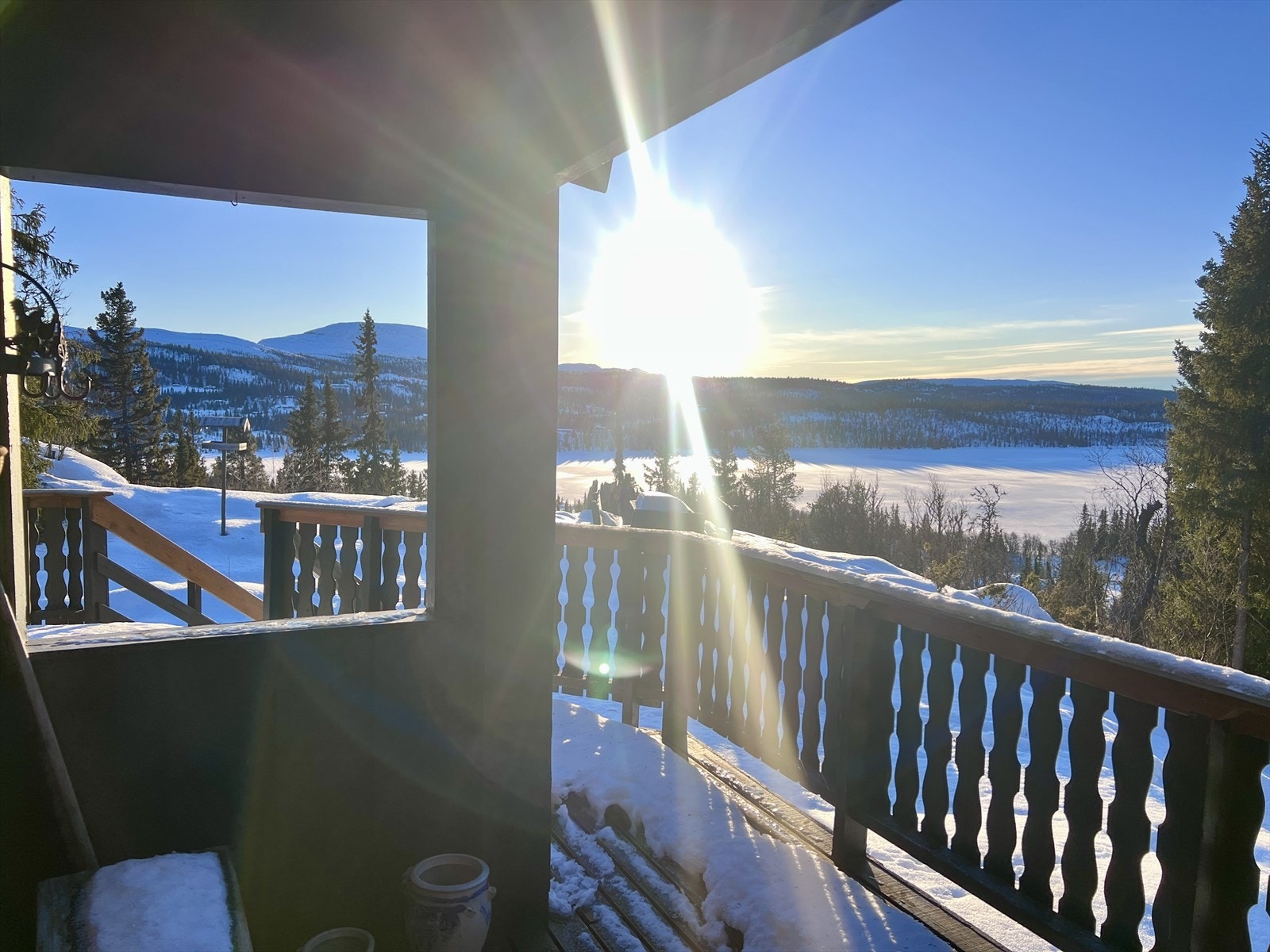 Vinterbilde tatt av eiendomsmegler 31.12.2025 Galleribilde