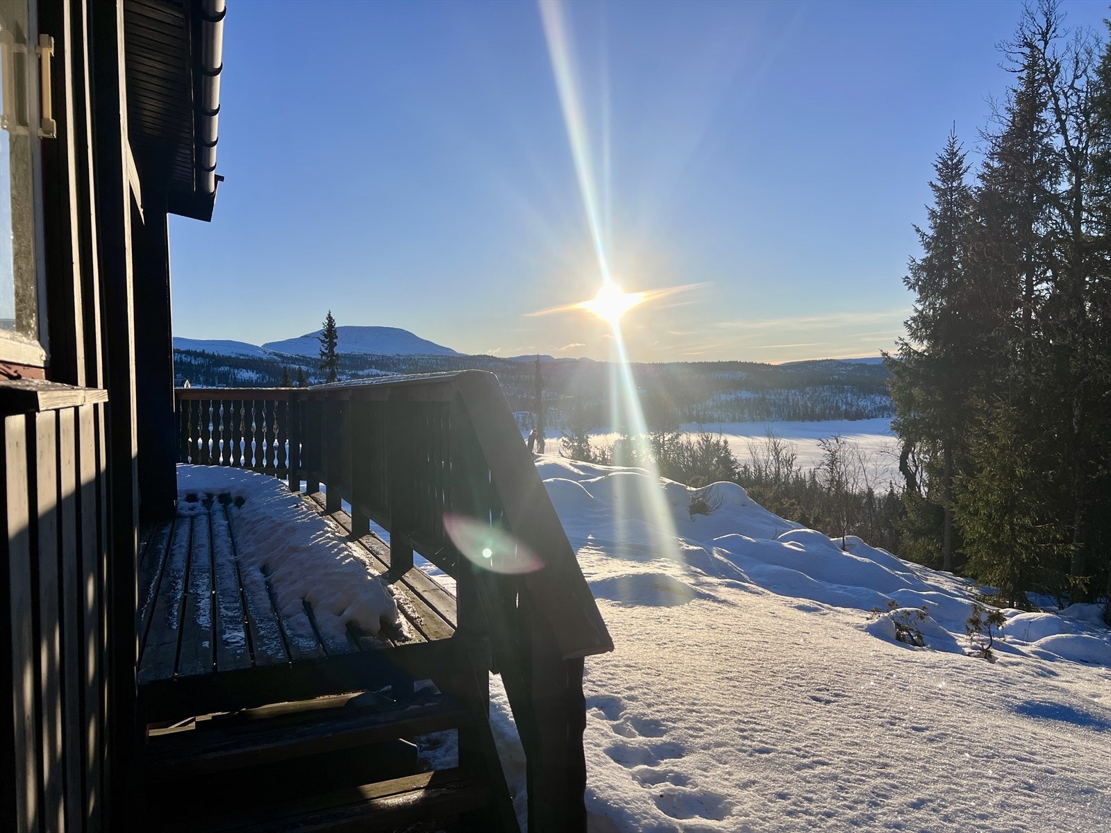 Vinterbilde tatt av eiendomsmegler 31.12.2025 Galleribilde