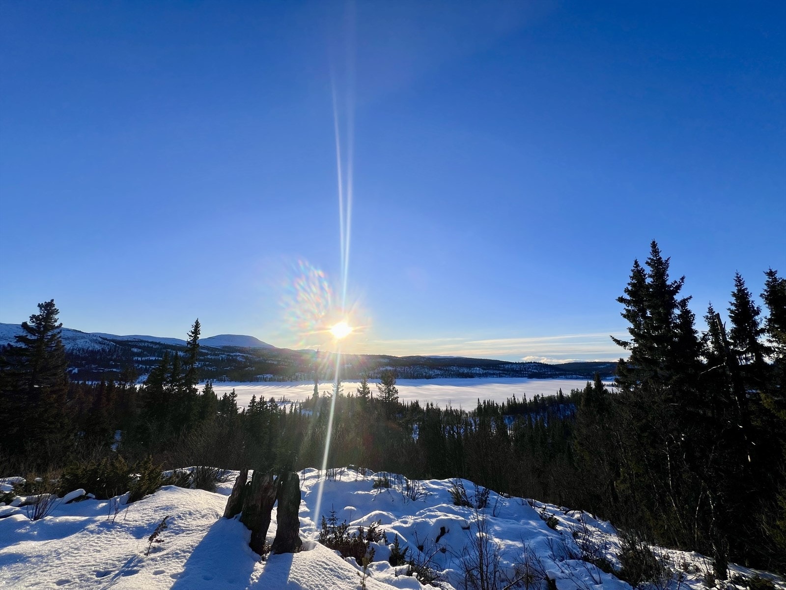 Vinterbilde tatt av eiendomsmegler 31.12.2025 Galleribilde