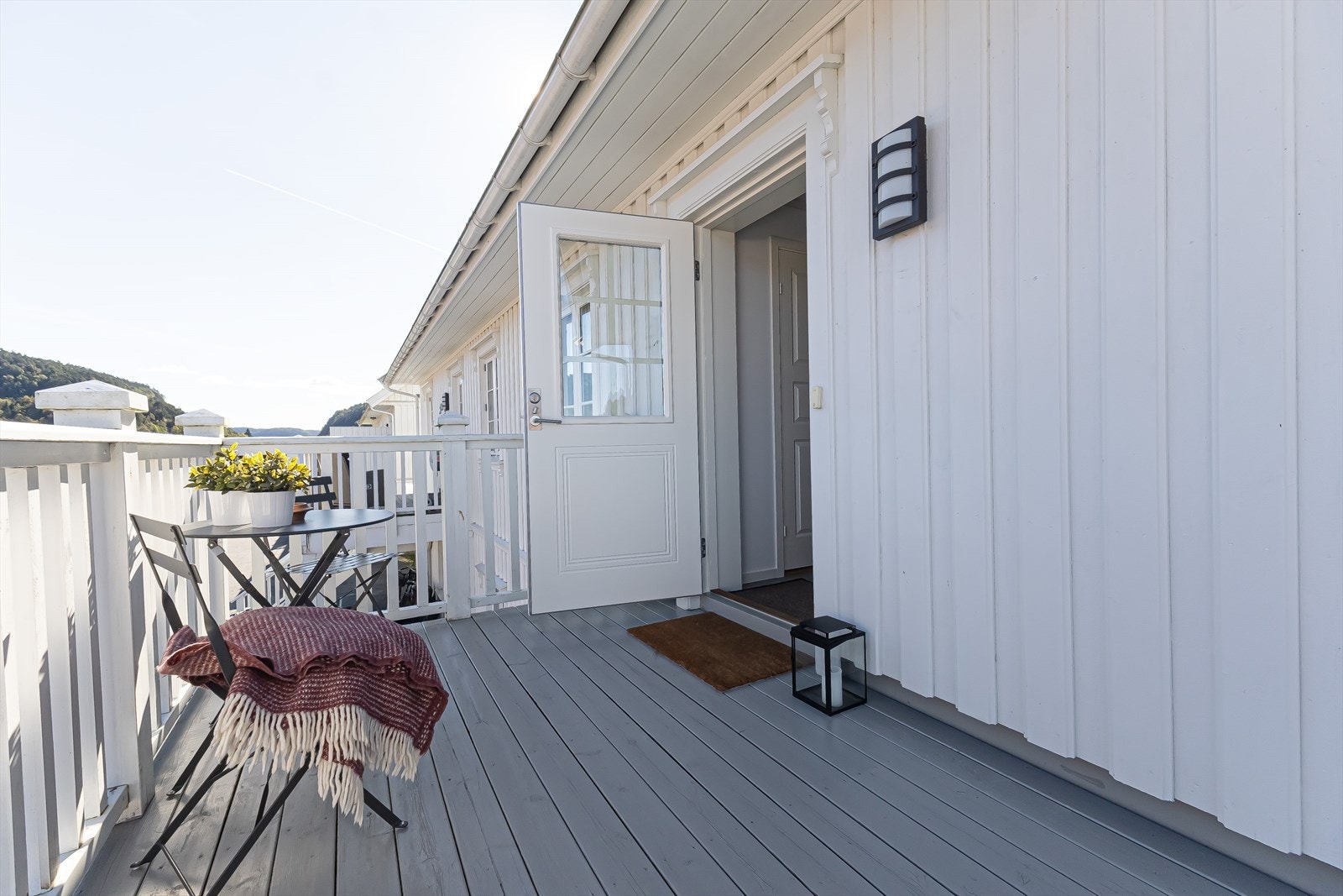 Her kan morgensolen nytes på egen veranda Galleribilde