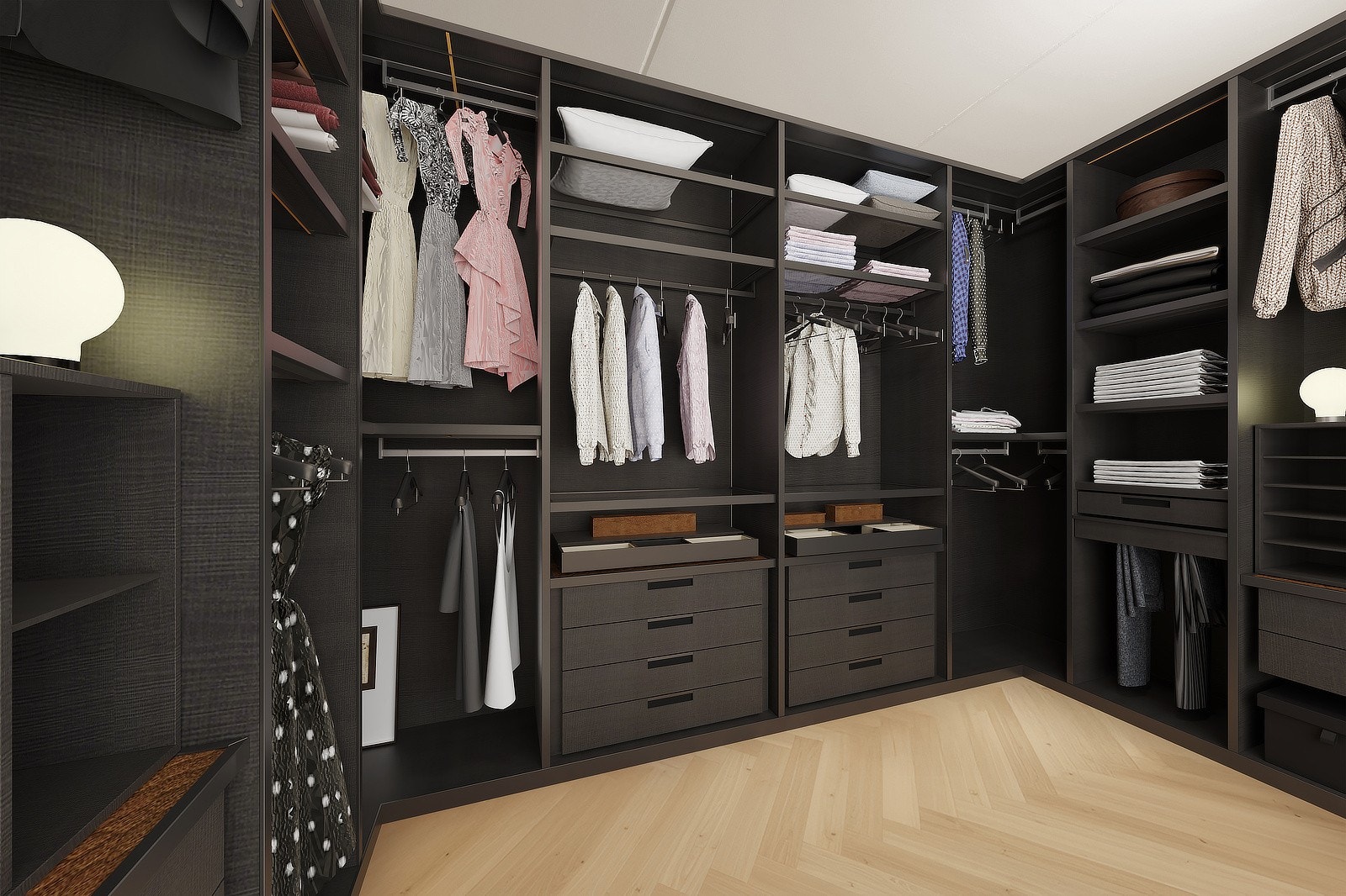 Digital styling av boden, som viser muligheter Galleribilde