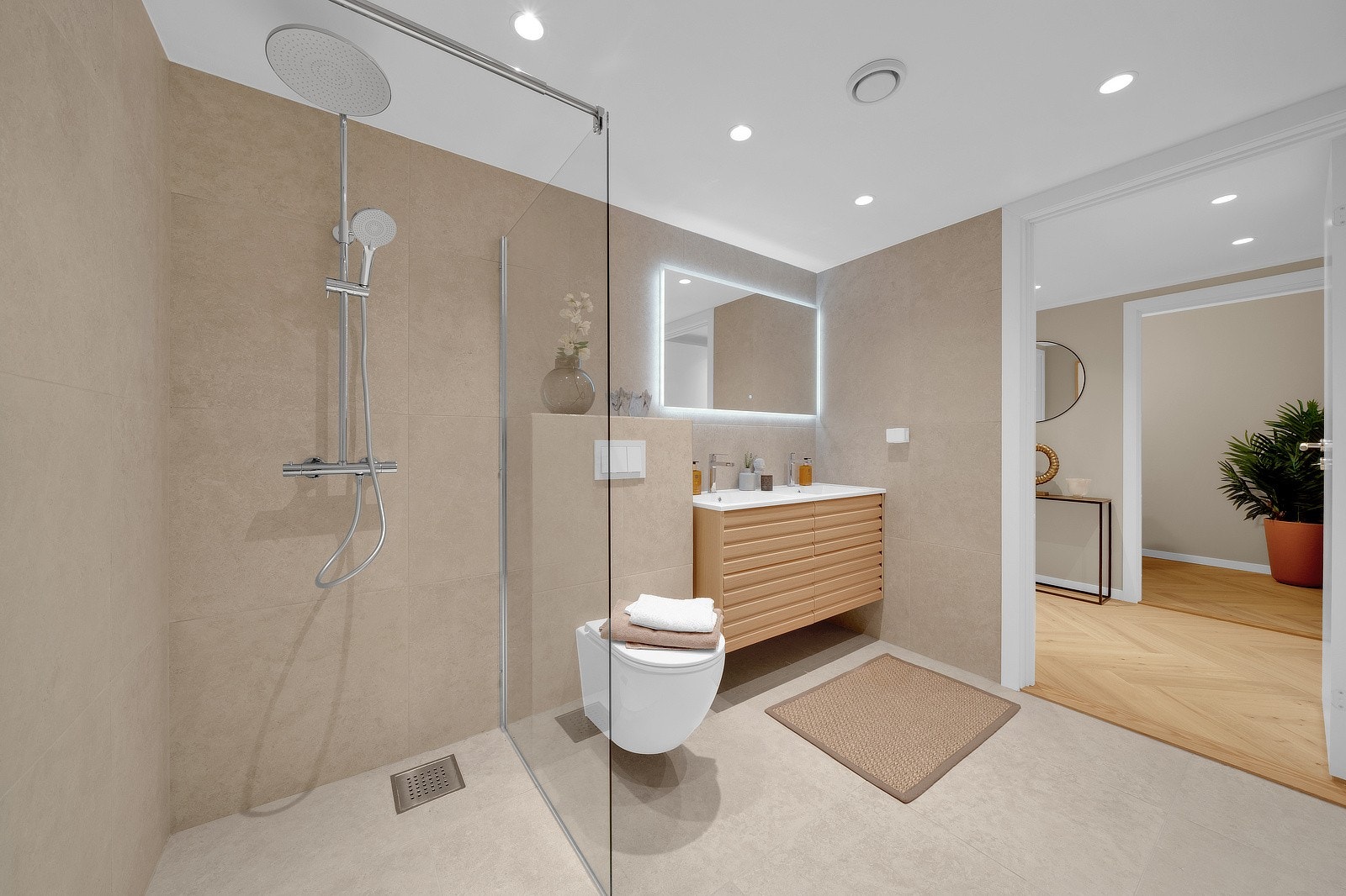 Overflateoppusset bad. Galleribilde