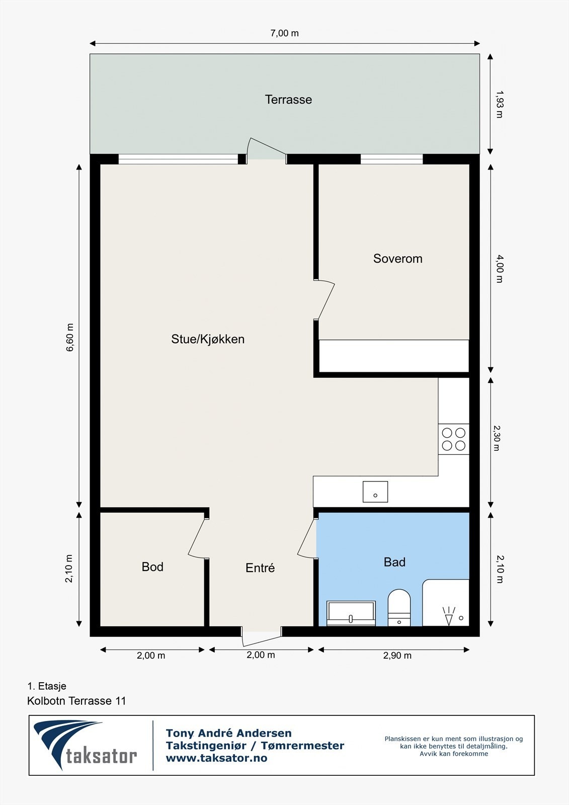 Plantegning Galleribilde